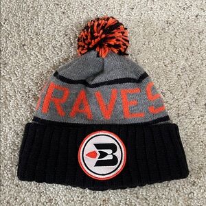 VINTAGE RETRO MITCHELL & NESS BRAVES BEANIE RARE WINTER 4 THE COZY TIMES
